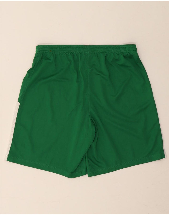 Nike Mens Dri Fit Slim Sport Shorts Medium Green Colourblock Polyester