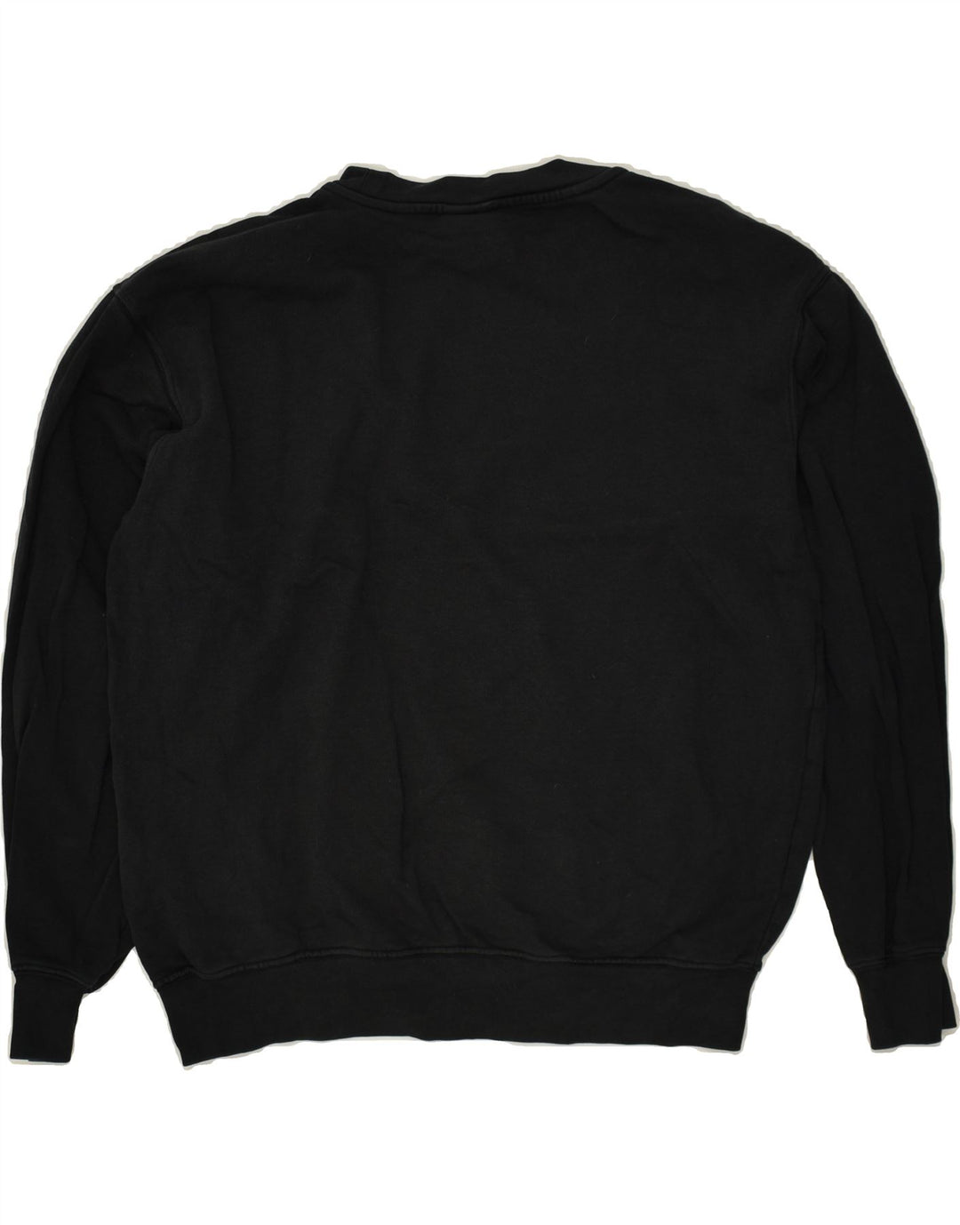 CHAMPION Womens Oversized Graphic Sweatshirt Jumper UK 16 Large Black Vintage Champion and Second-Hand Champion from Messina Hembry 