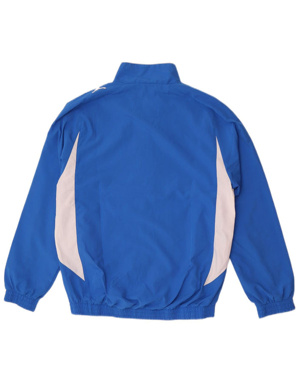 Puma Træningsdragt til mænd Top jakke Small Blue Colourblock Polyester Sports