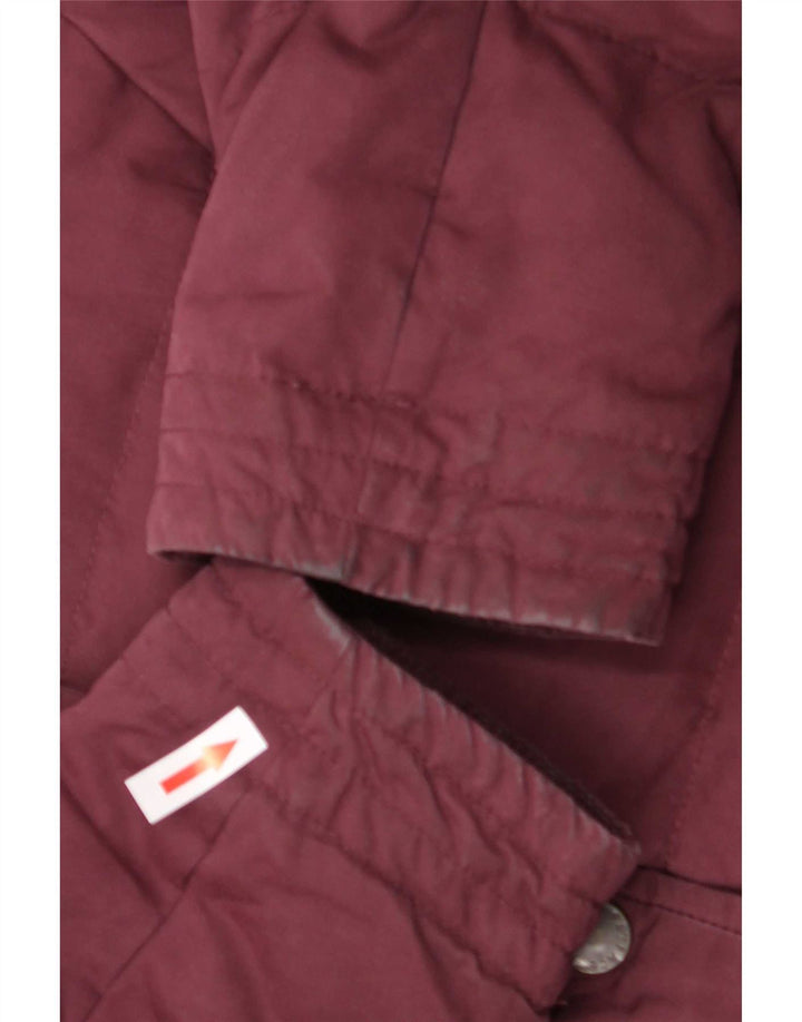 Fat Face Damen Wattierte Jacke UK 12 Medium Burgundy Polyester