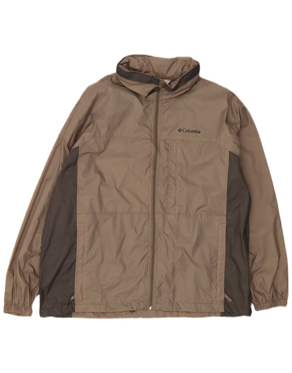 Columbia férfi esőkabát UK 42 XL szürke Colourblock nylon