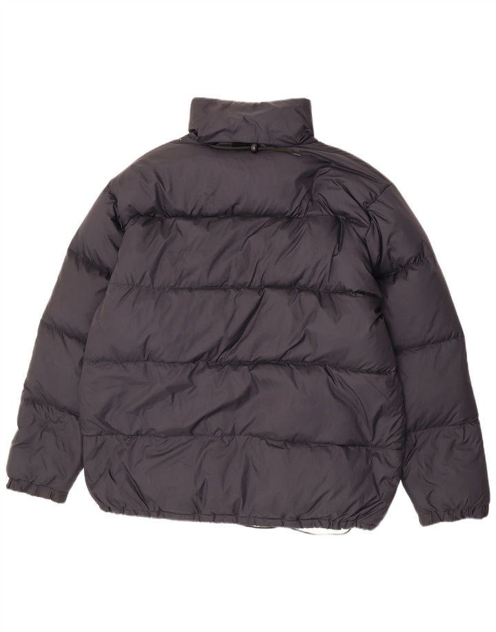 SALEWA Giacca imbottita con cappuccio da uomo UK 40 Large Blu Navy in poliammide