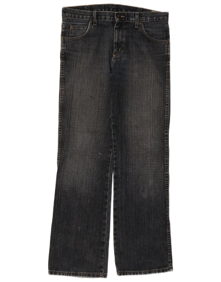 Wrangler Mens Bootcut Jeans W31 L32 Navy Blue Cotton