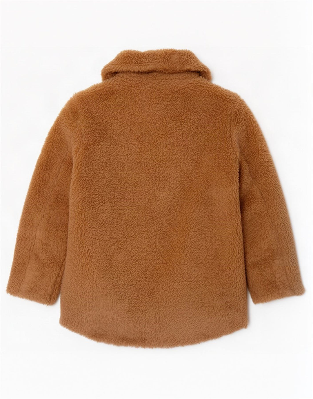 Marks & Spencer Teddybär-Mantel für Damen, UK 12, Mittelbeige, Polyester