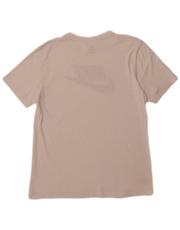 NIKE Mens Graphic T-Shirt Top Large White