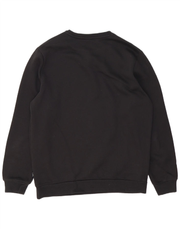 PUMA Mens Sweatshirt Jumper Medium Black Cotton
