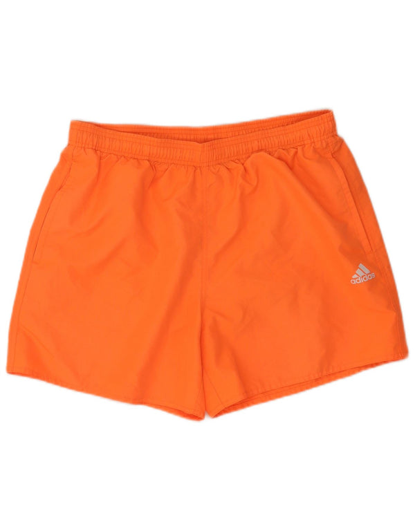Adidas Mens Swimming Shorts Large  Orange Polyester