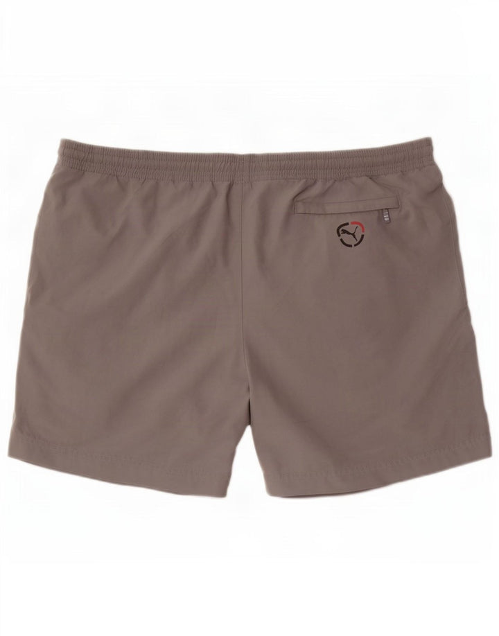Pantaloncini da bagno Puma Uomo Large Grigi
