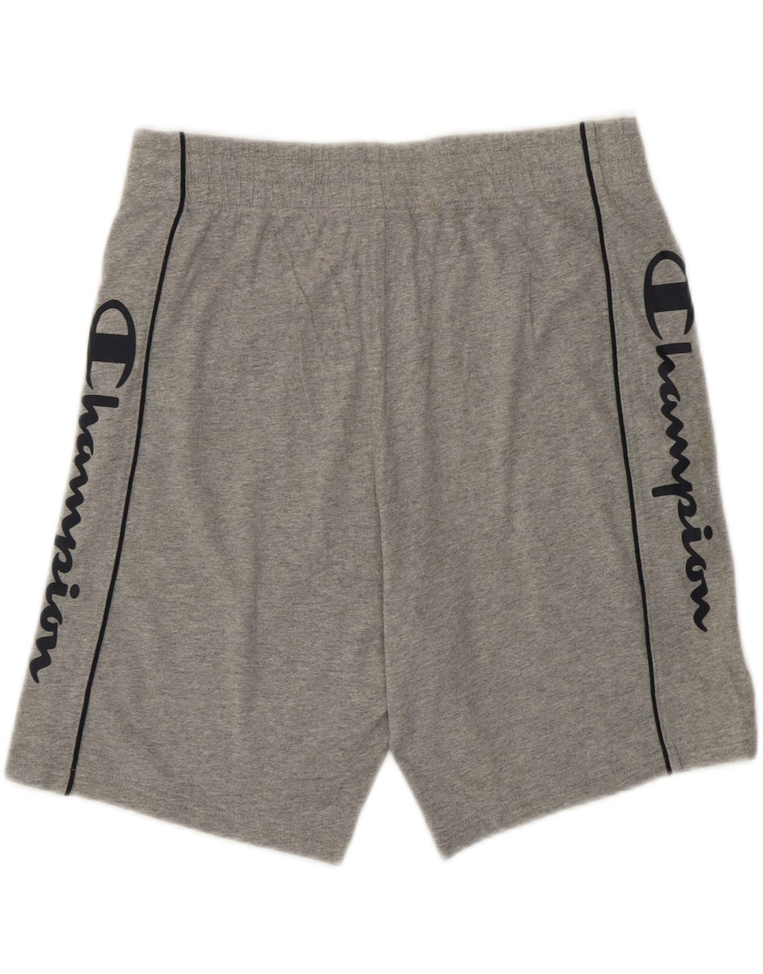 CHAMPION Mens Graphic Sport Shorts Small  Grey Vintage Champion and Second-Hand Champion from Messina Hembry 