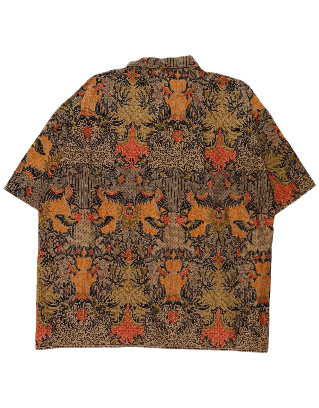 Alit Astika Mens Abstract Pattern Short Sleeve Shirt 5XL Multicoloured