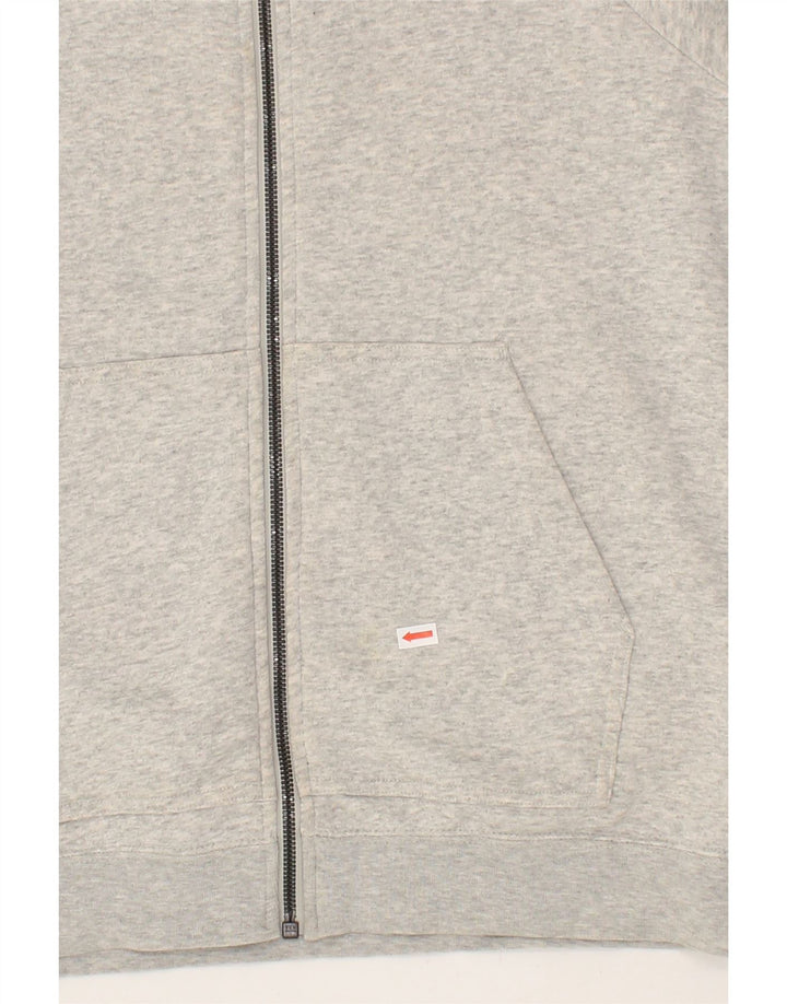 NIKE Mens Zip Hoodie Sweater Small Grey Cotton Vintage Nike and Second-Hand Nike from Messina Hembry 