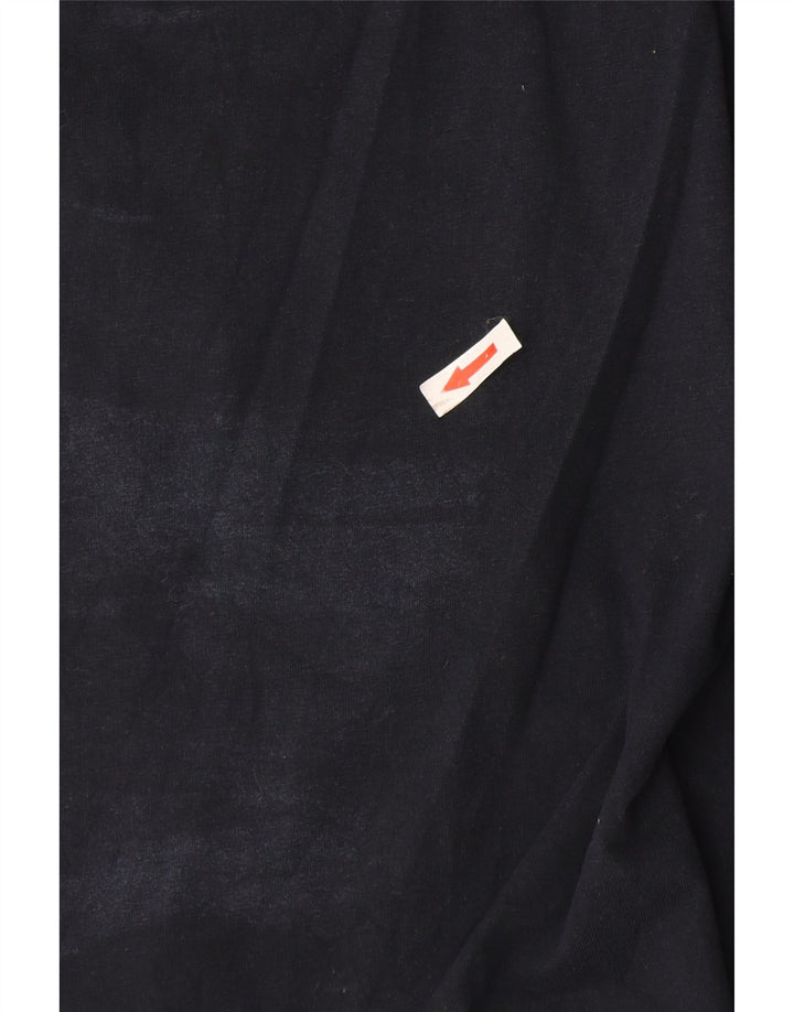 Crew Clothing Mens T-Shirt Top Medium Navy Blue Cotton