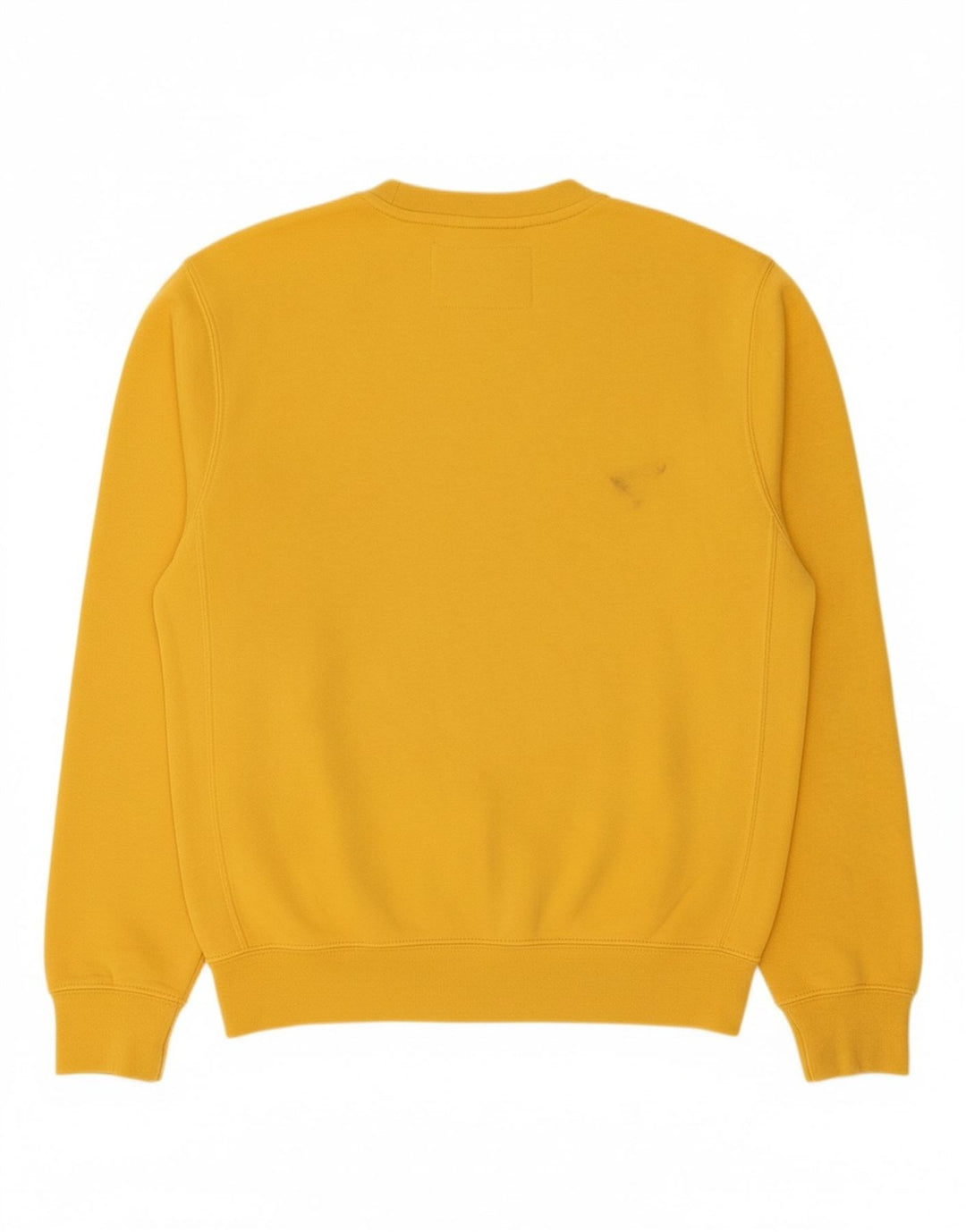 NIKE Mens Sweatshirt Jumper XS Yellow Cotton
