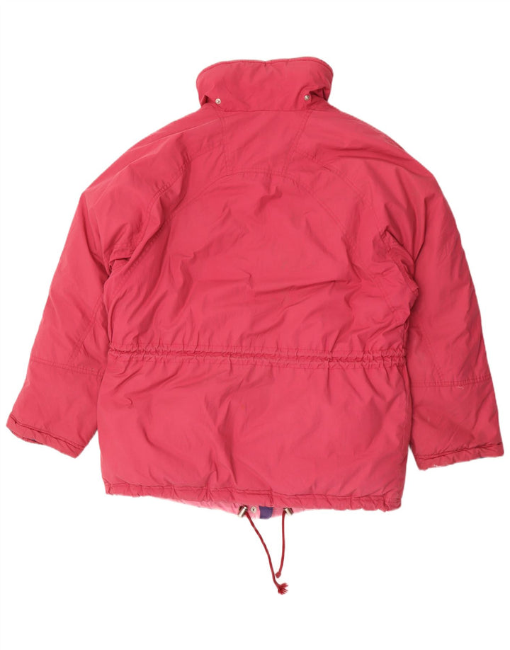 Diadora Dame Oversized Polstret Frakke UK 14 Medium Pink Polyester