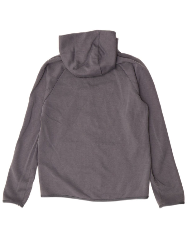 Felpa con cappuccio e zip Nike da ragazzo 13-14 anni XL in cotone grigio