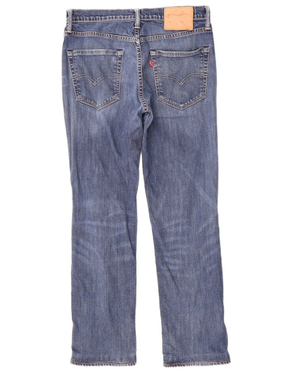 Levi's Womens Slim Jeans W32 L28 Blue Cotton