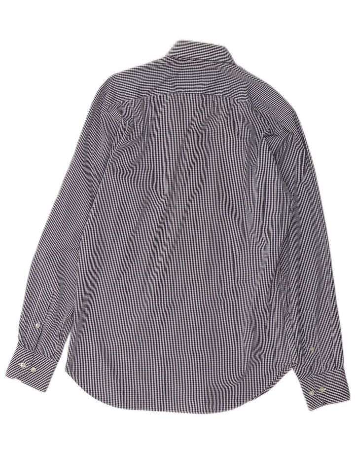 ETRO Herreskjorte Medium Navyblå Gingham Bomuld