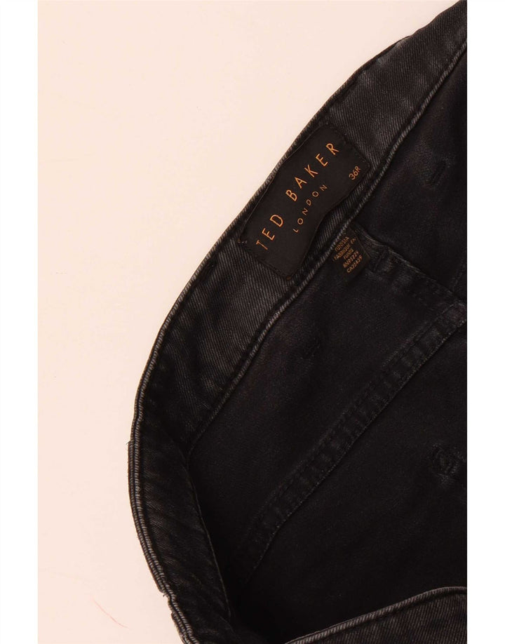 Ted Baker Mens Straight Jeans W36 L30 Black