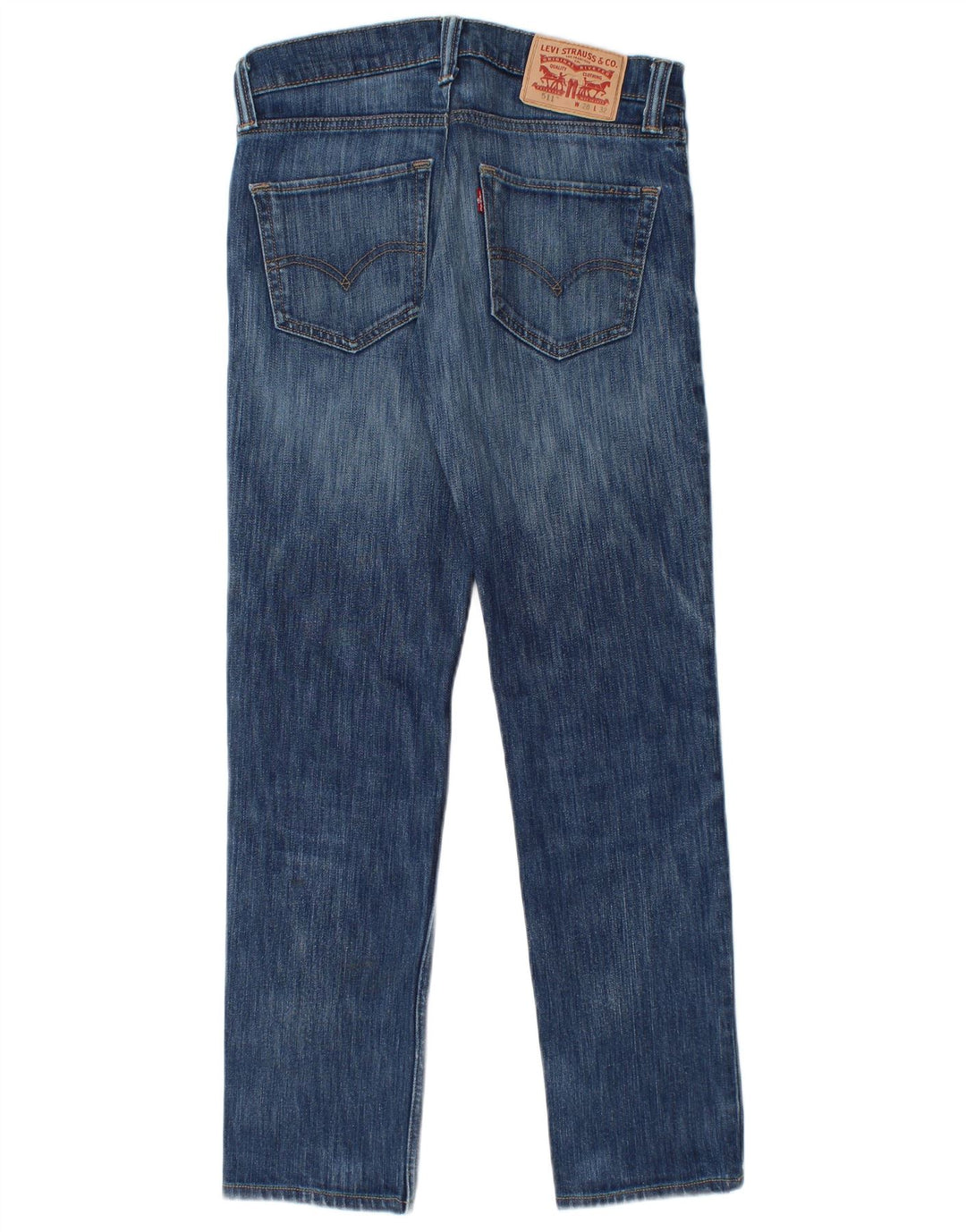 Levi's Mens 511 Distressed Slim Jeans W28 L29 Blue Cotton