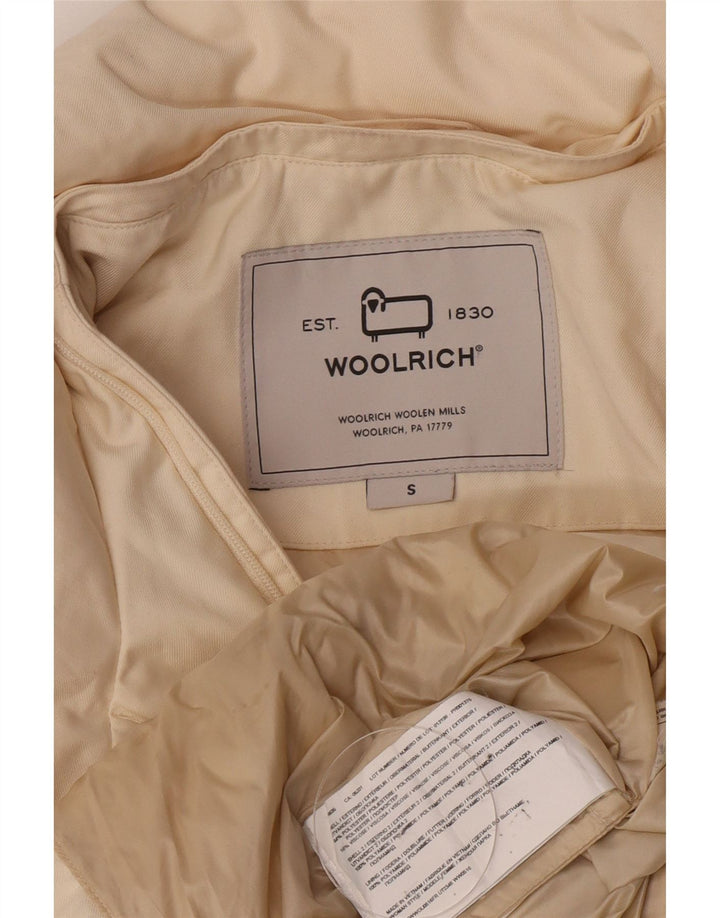Woolrich polstret jakke til kvinder UK 10 Small Off White Polyester