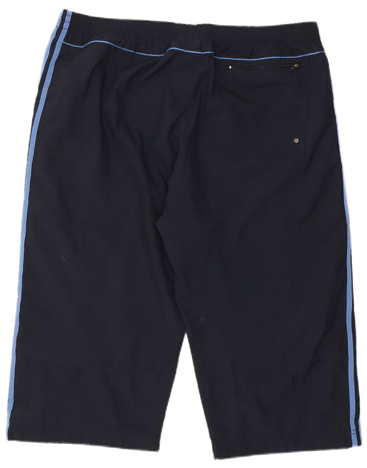 Adidas Mens Bermuda Sport Shorts 2XL Navy Blue Polyester