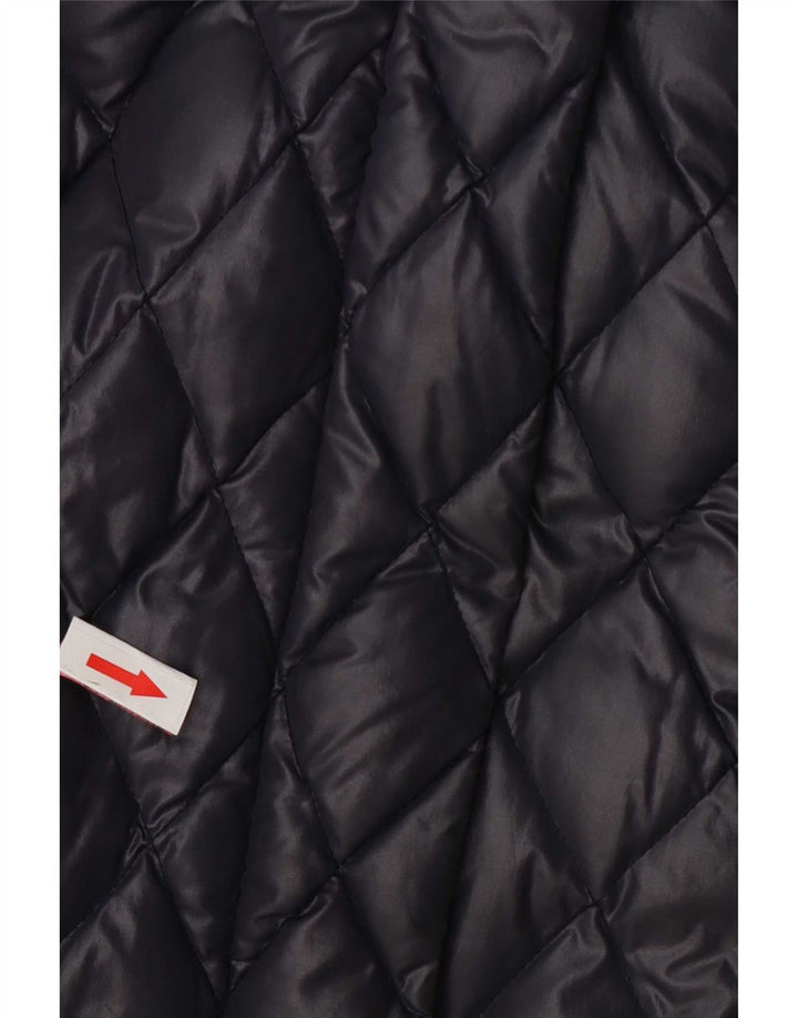 Aspesi Damen Steppjacke UK 10 Small Marineblau Polyamid