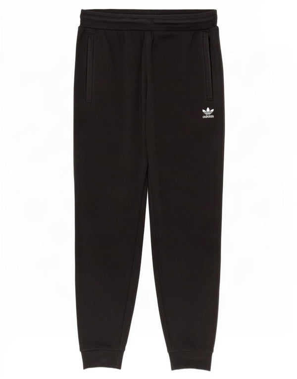 Adidas Mens Tracksuit Trousers Joggers Medium Black Cotton