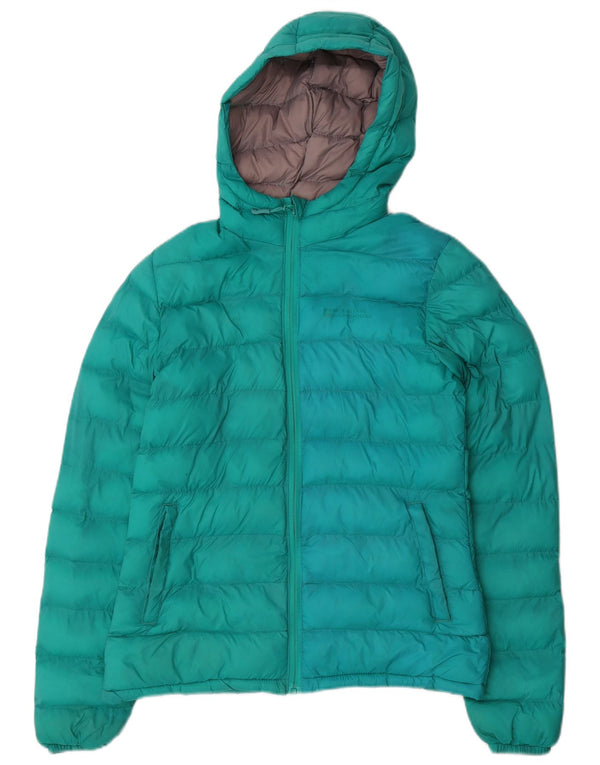 Mountain Warehouse Dame hættejakke UK 8 Small Green Colourblock