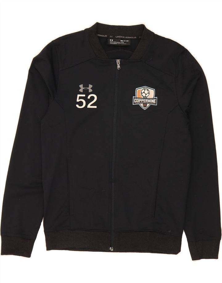 UNDER ARMOUR Mens Tracksuit Top Jacket Small Black Vintage Under Armour and Second-Hand Under Armour from Messina Hembry 