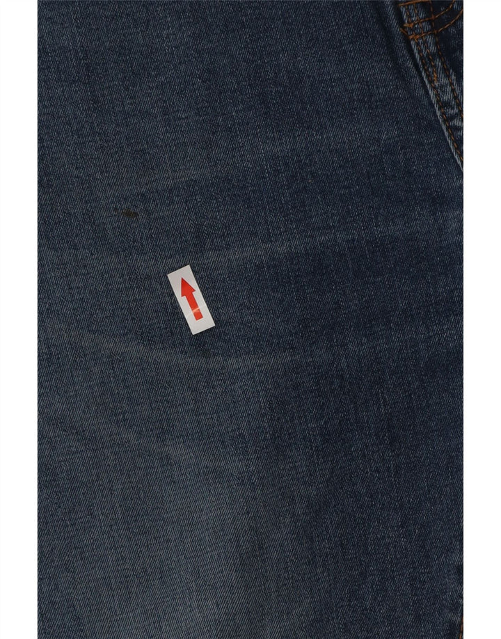 Zara Mens Regular Straight Jeans W34 L29 Blue Cotton