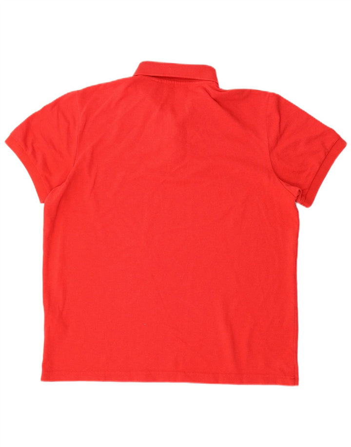 Sergio Tacchini Mens Polo Shirt Medium Red
