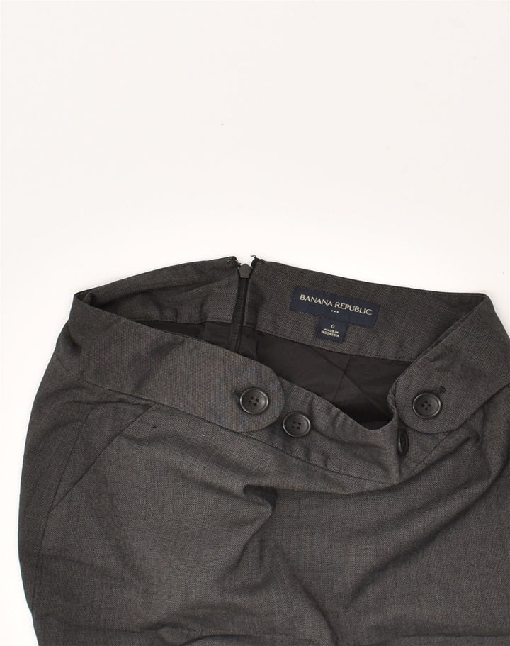 BANANA REPUBLIC Womens Straight Skirt US 0 XS W24 Grey | Vintage Banana Republic | Thrift | Second-Hand Banana Republic | Used Clothing | Messina Hembry 