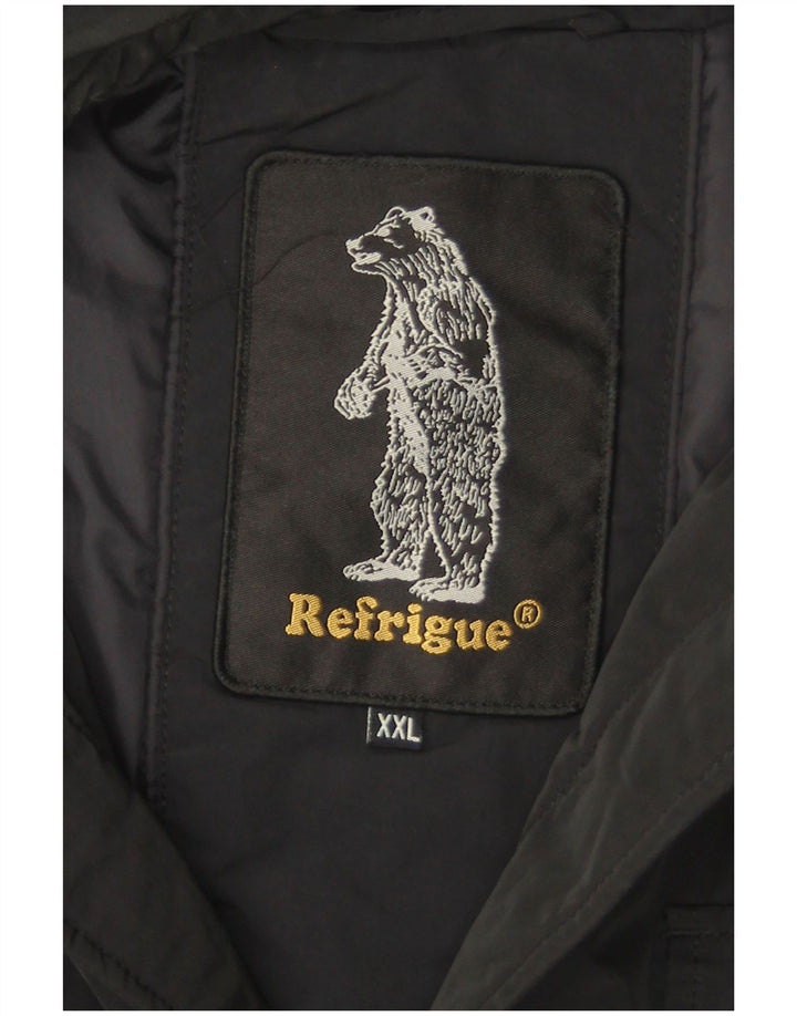Refrigue Herre Utility Jacket UK 44 2XL Navy Blue Polyester
