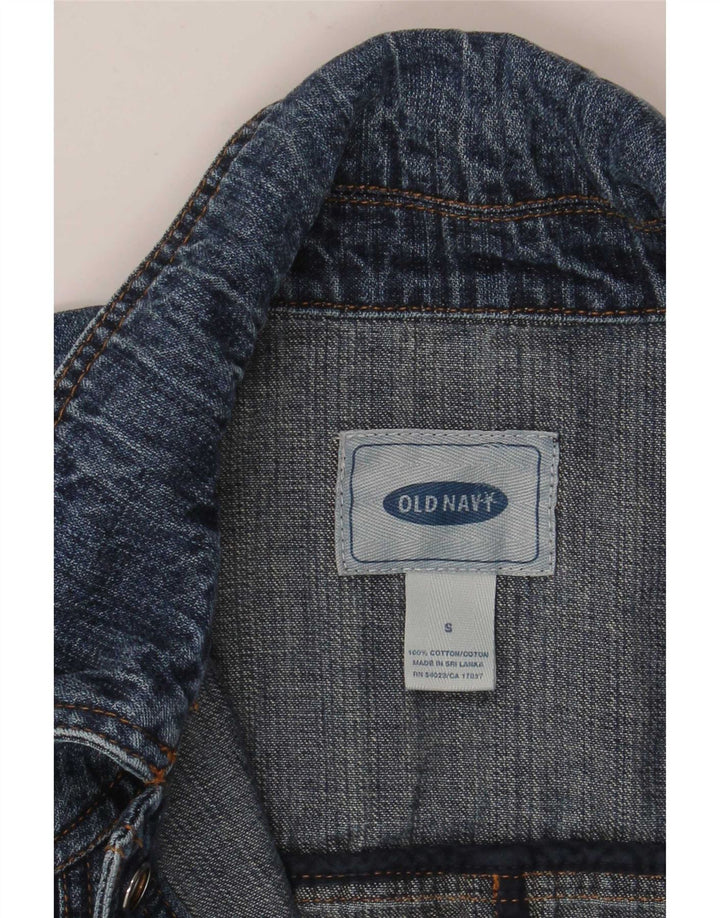 Old Navy Womens Denim Jacket UK 10 Small Blue Cotton