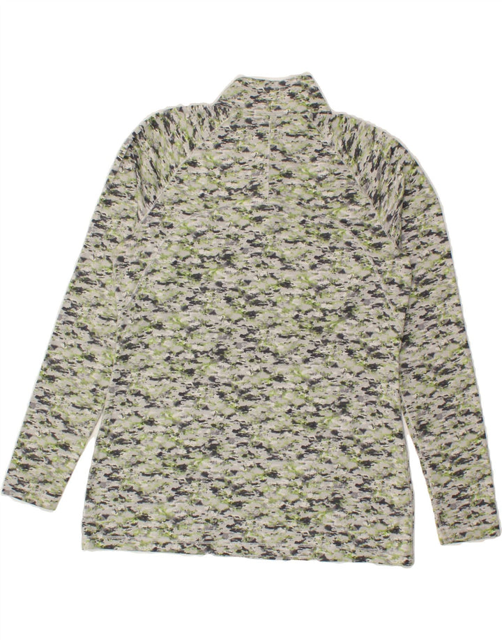 EDDIE BAUER Womens Zip Neck Pullover Tracksuit Top UK 16 Large Green Vintage Eddie Bauer and Second-Hand Eddie Bauer from Messina Hembry 