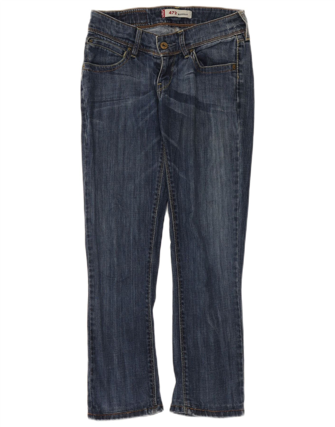 Levi's Womens 472 Bootcut Jeans W28 L27 Blue