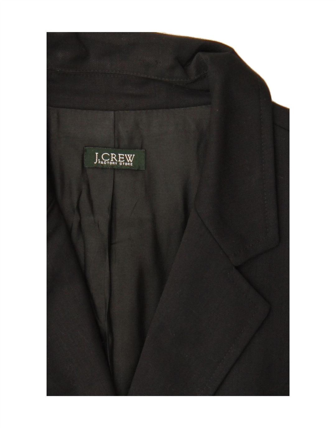 J. CREW Womens 2 Button Blazer Jacket UK 14 Medium Black Vintage J. Crew and Second-Hand J. Crew from Messina Hembry 