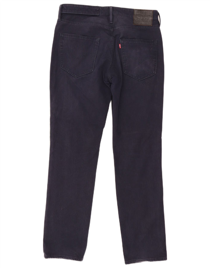 Levi's Womens Slim Jeans W32 L31 Navy Blue Cotton