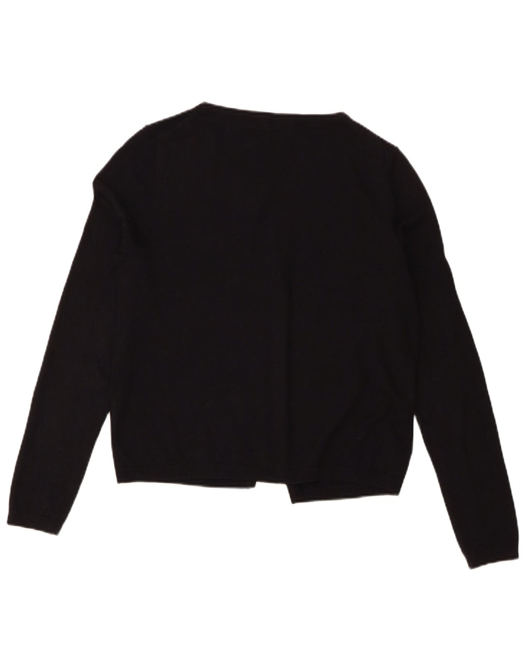 Massimo Dutti Womens Cardigan Sweater UK 14 Medium Black