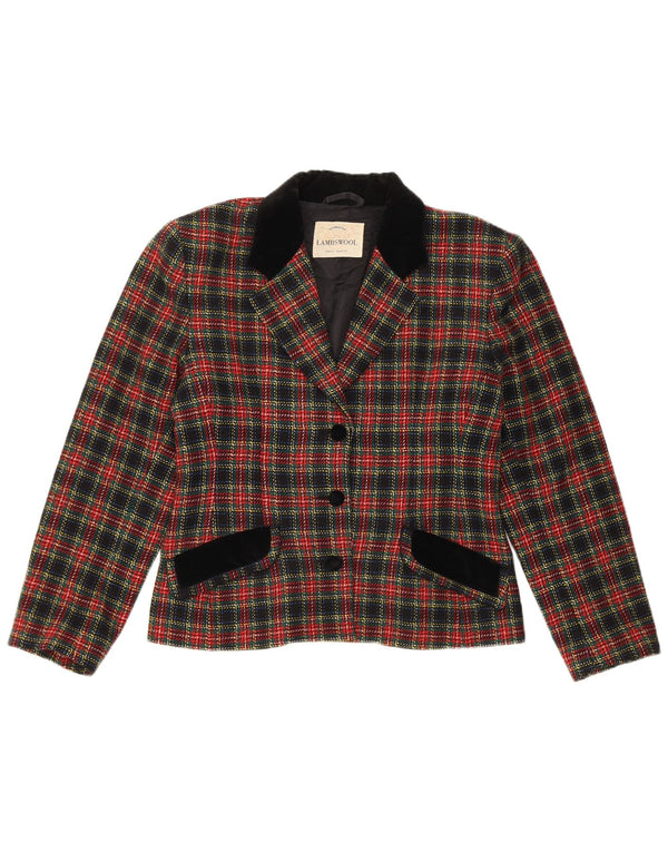 AUSTRALIAN L'ALPINA Jachetă Blazer Femei IT 44 Medium Multicolor Check