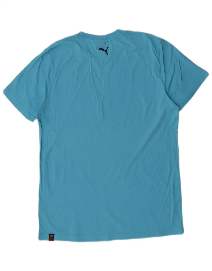 Puma Mens Graphic T-Shirt Top Large Blue