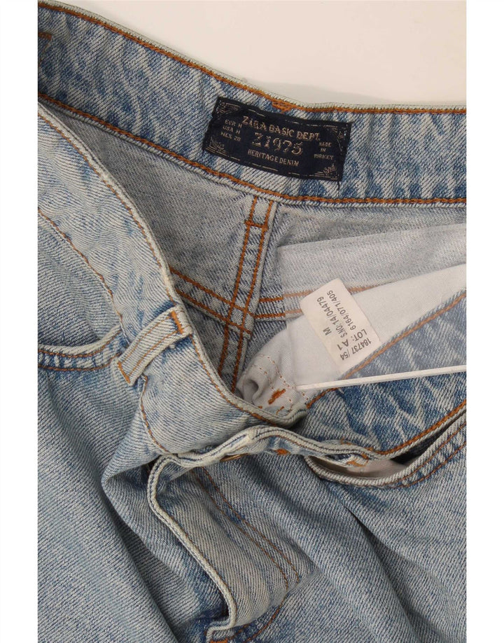 Zara Womens Denim Skirt Medium W28  Blue