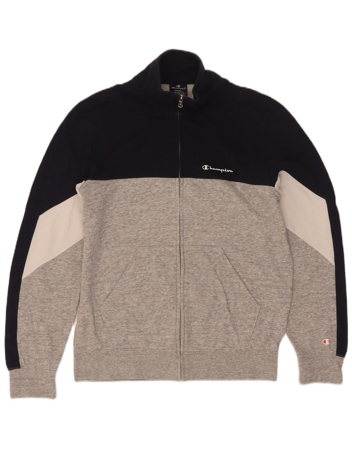 Champion Veste de Survêtement Homme Petit Gris Colorblock