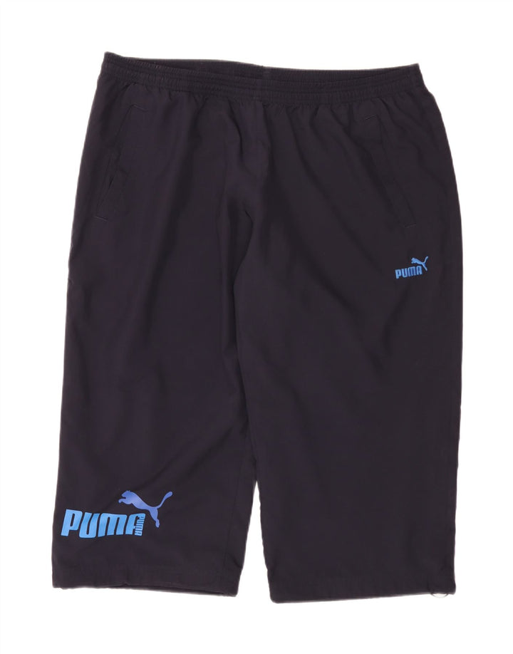 Puma Herre Capri træningsdragt Bukser XL Navy Blue Polyester