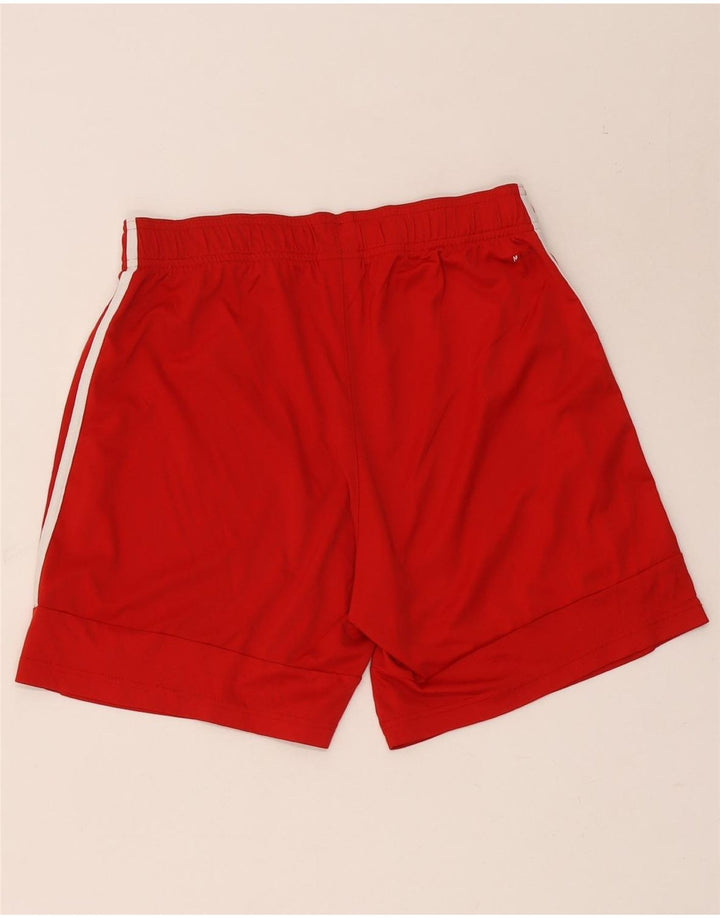 Adidas Short de sport pour femme UK 14 Rouge moyen Polyester