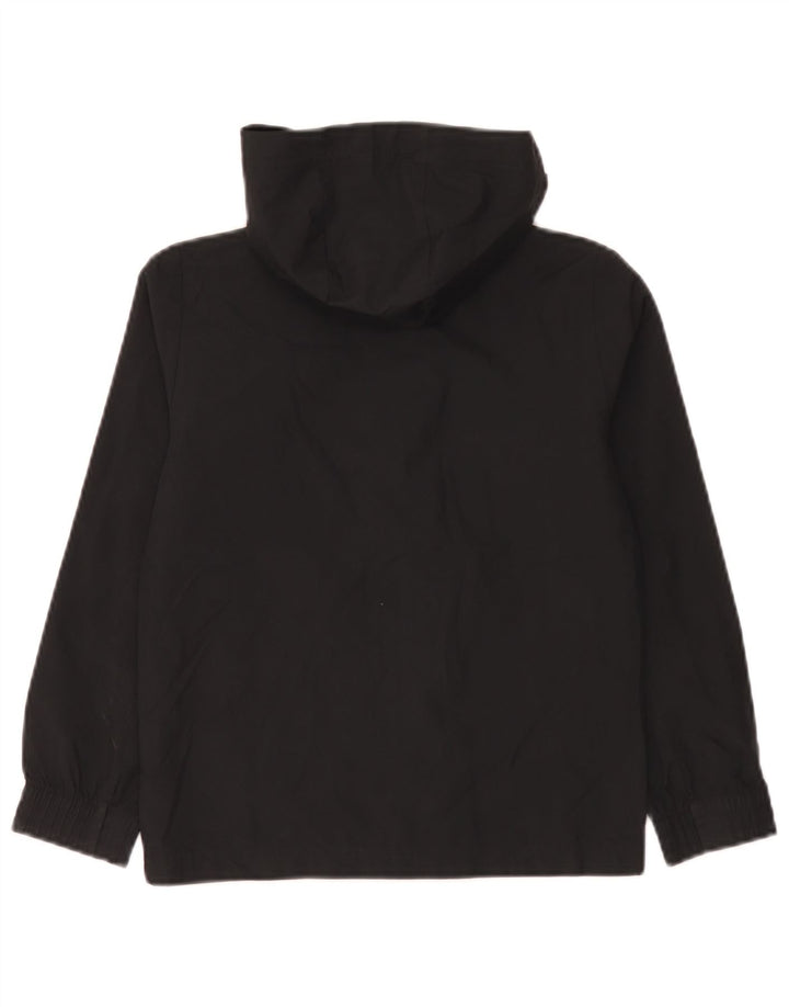 Adidas Regenjacke mit Kapuze für Jungen, 7–8 Jahre, schwarzes Polyester