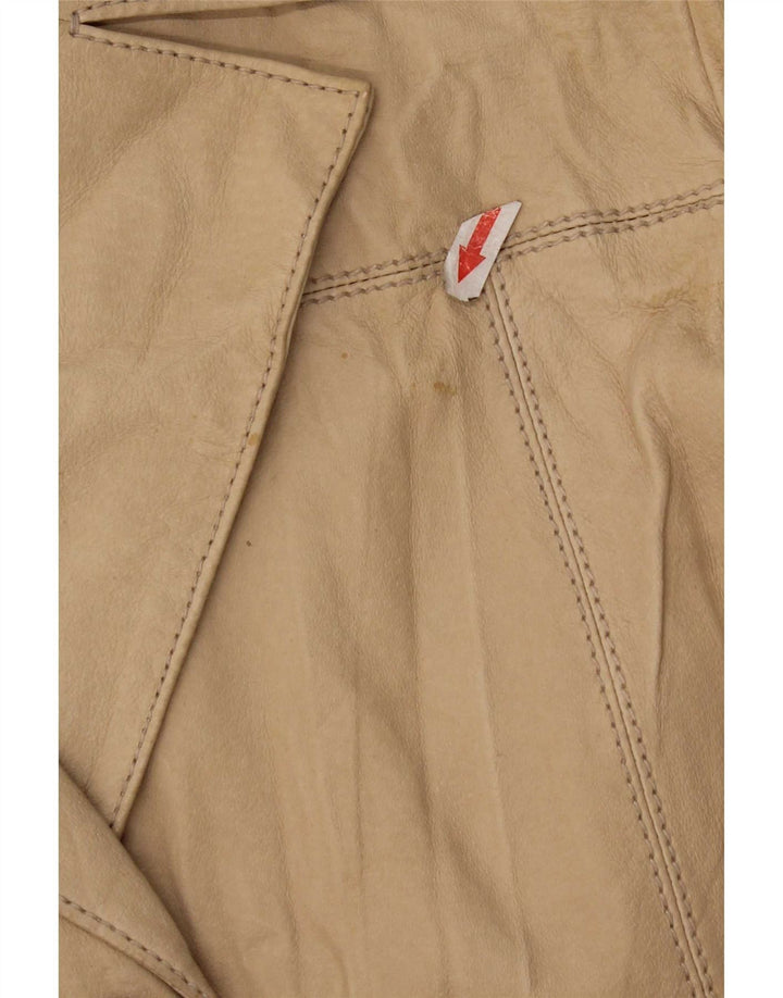 Giacca In Pelle Donna Conbipel IT 50 XL Beige