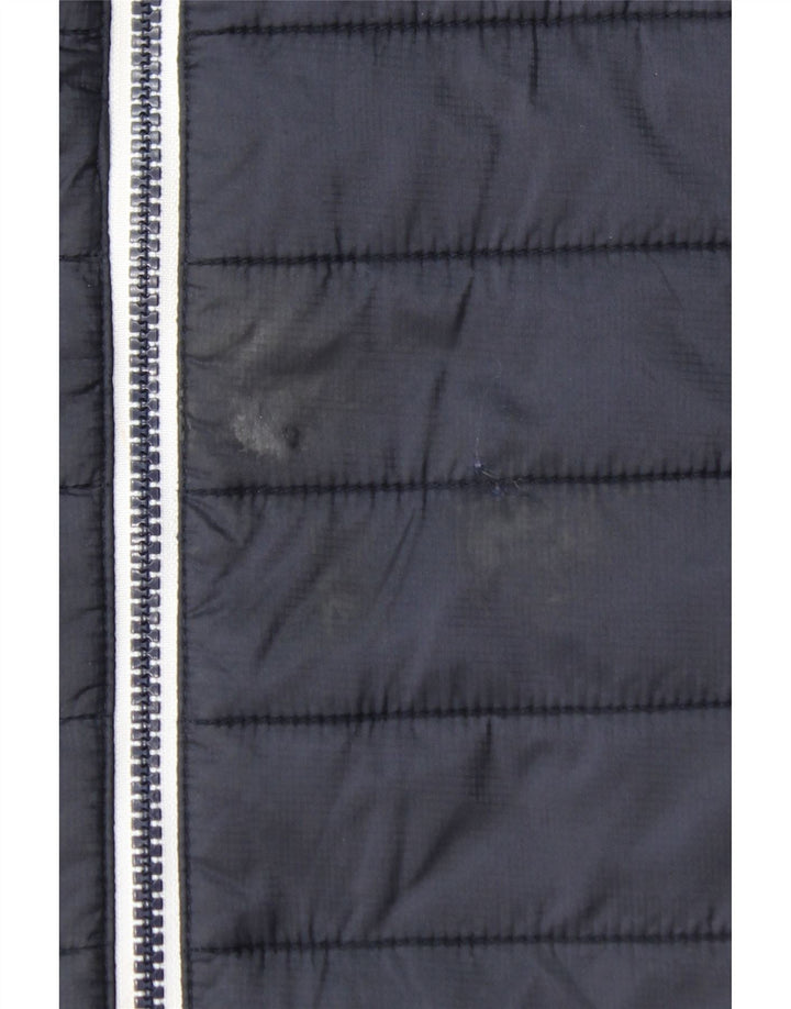 CALVIN KLEIN Mens Tracksuit Top Jacket Large Navy Blue Nylon