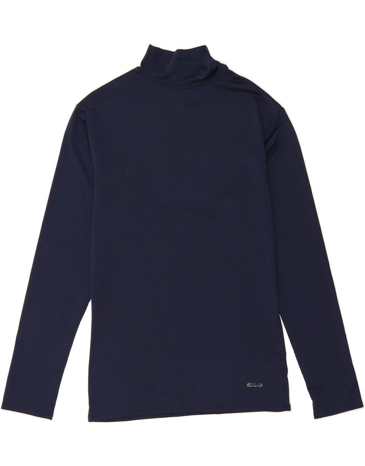 RUSSELL ATHLETIC Mens Top Long Sleeve Large Navy Blue Polyester Vintage Russell Athletic and Second-Hand Russell Athletic from Messina Hembry 