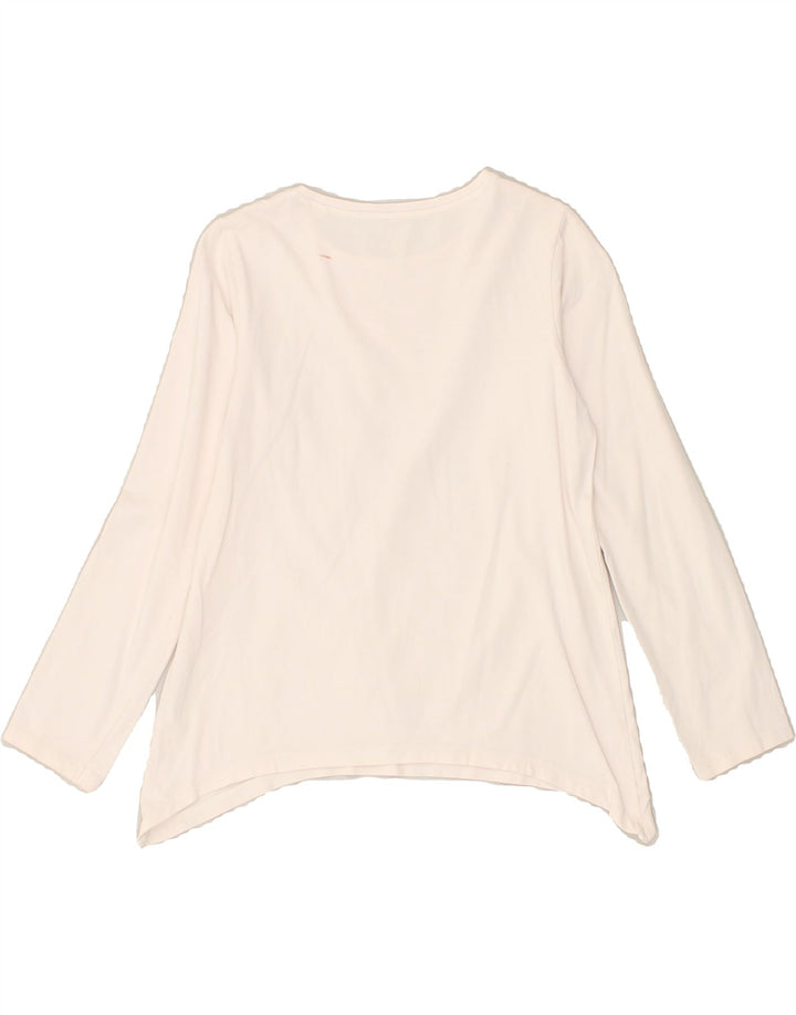 GUESS Girls Asymmetric Graphic Top Long Sleeve 9-10 Years Pink | Vintage Guess | Thrift | Second-Hand Guess | Used Clothing | Messina Hembry 